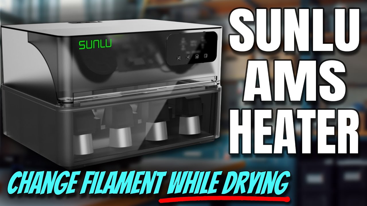 Sunlu's New AMS Lid DRIES Filament While You Print — First Look