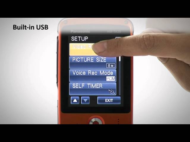 Panasonic HM-TA20 Camcorder - YouTube