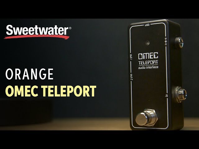 Orange Omec Teleport Guitar Audio Interface Pedal Review - YouTube