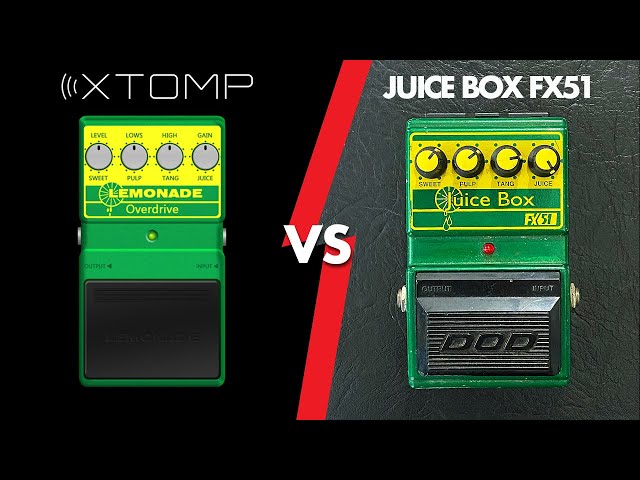 Hotone XTomp VS DOD Juice Box FX51 - YouTube