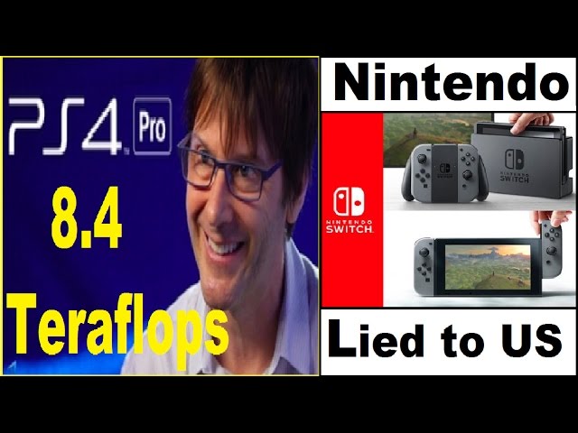 PS4 Pro is 8.4 Teraflops! Xbox Scorpio Defeated Already? Nintendo