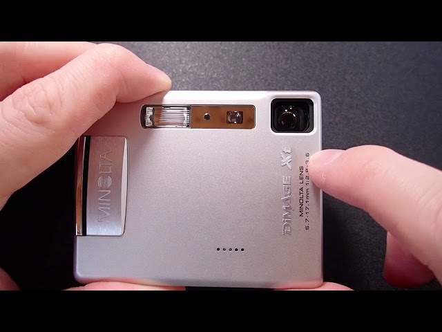 Minolta Dimage Xt Retro Review HD version - YouTube