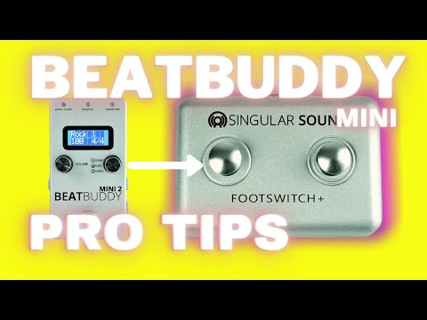 Singular Sound Beatbuddy Mini 2 Pro Tips Using the Footswitch