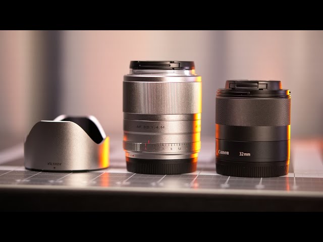 Canon 32mm f/1.4 vs. Viltrox 33mm f/1.4 EF-M lens - YouTube