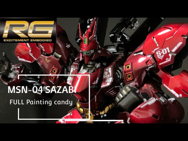 RGサザビーキャンディー全塗装！めっちゃ綺麗なやつやん！ - YouTube