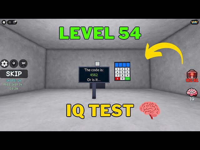 How To Solve Roblox IQ Test Level 54 | IQ Test 🧠 Guide - YouTube