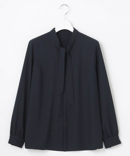 セール】 【洗える】ジョーゼット ボウタイ ブラウス （シャツ