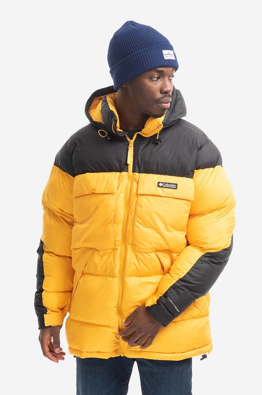 Columbia jacket Ballistic Ridge Oversized Puffer men's yellow