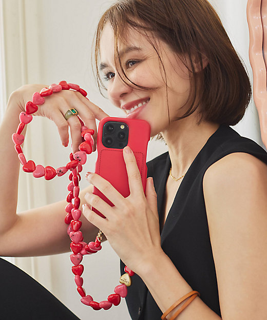 ☆スマートフォンチェーン CUORE PURPLE | Louvini Paris