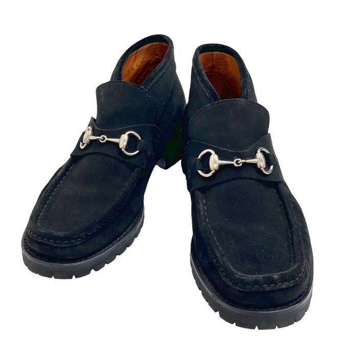 GUCCI（グッチ） ホースビット ショートブーツ ブーツ 黒 メンズ