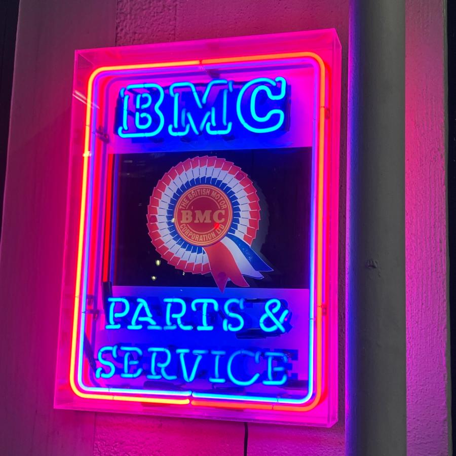 現品 BMC PARTS＆SERBVICE ネオンサイン : ミニマルヤマ - 通販