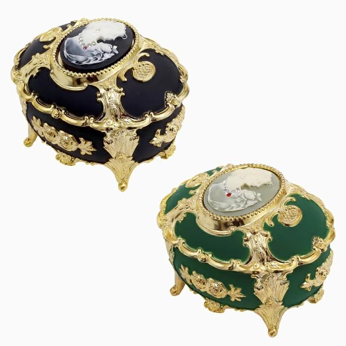 オルゴール ジュエリーボックス 宝石箱 ジュエリーケース カメオ CAMEO