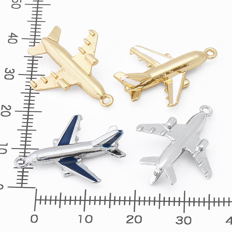 チャーム 飛行機 ホワイト/G – 貴和製作所オンラインストア