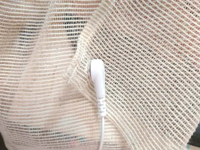 電磁波対策 宝石・鉱石を織り込んだヘンプアースストール