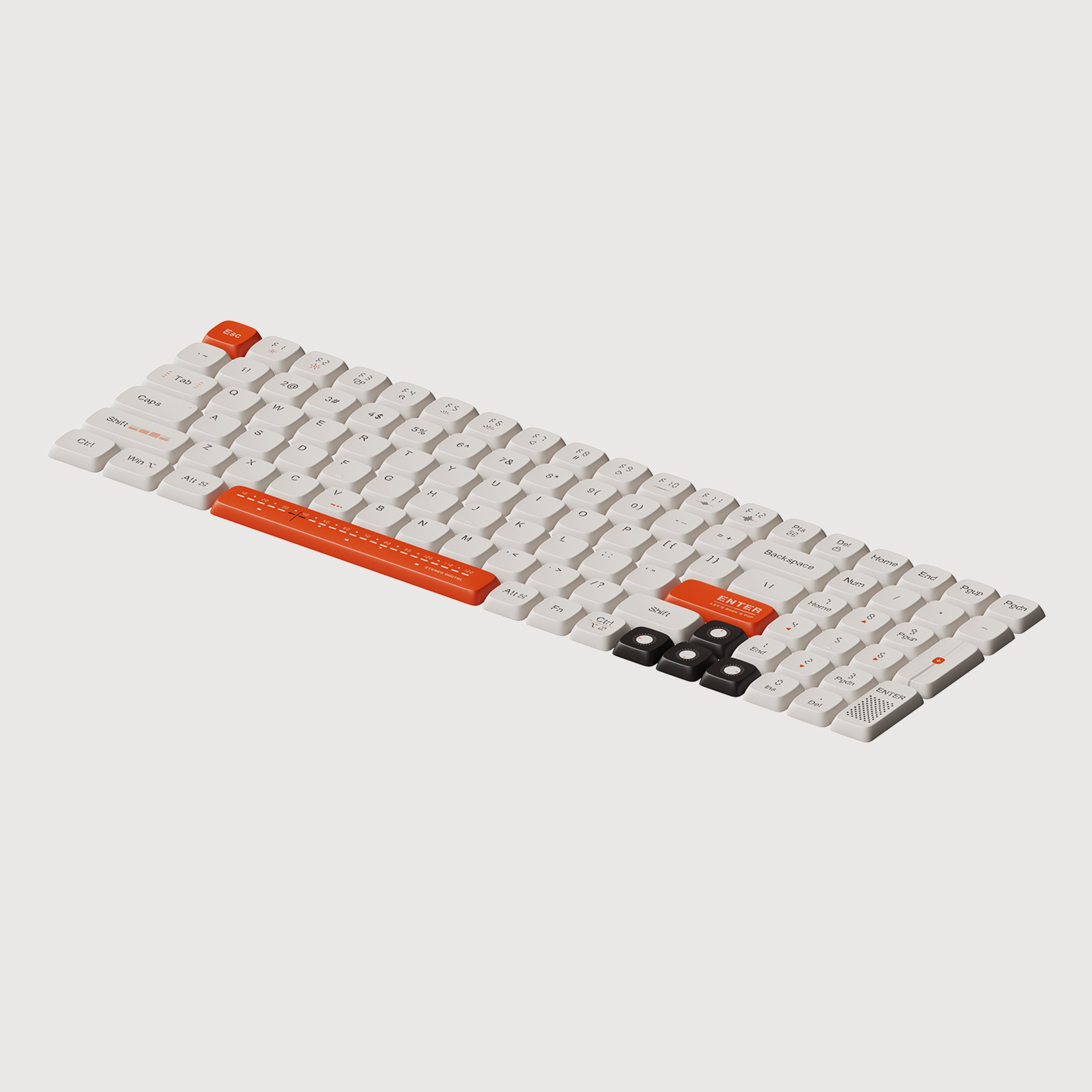 Retrowave-Flow Series 英語配列キーキャップ – Lofree Japan