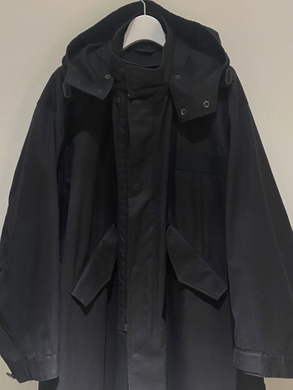 ESSAY（エッセイ） モッズコート ブラック - margin