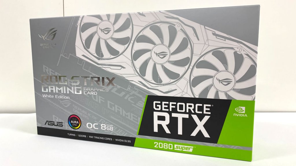 白いGEFORCE RTX 2080 SUPER搭載グラフィックカードがASUS ROGから登場