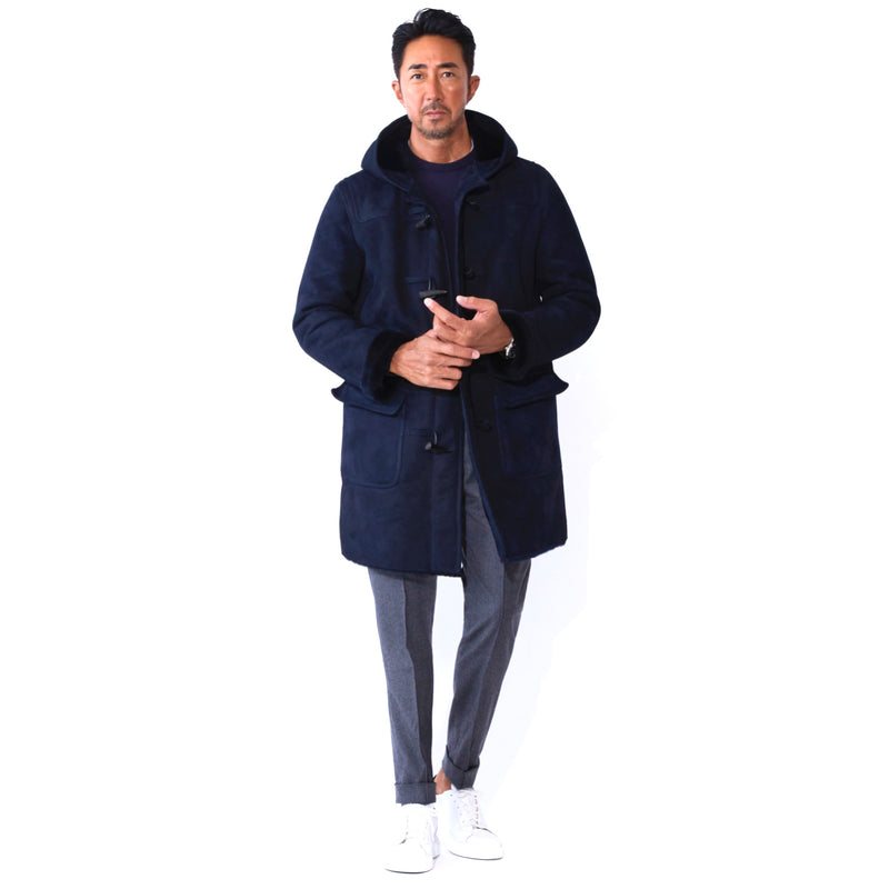 Mouton Duffle Coat Navy – MINIMAL WARDROBE
