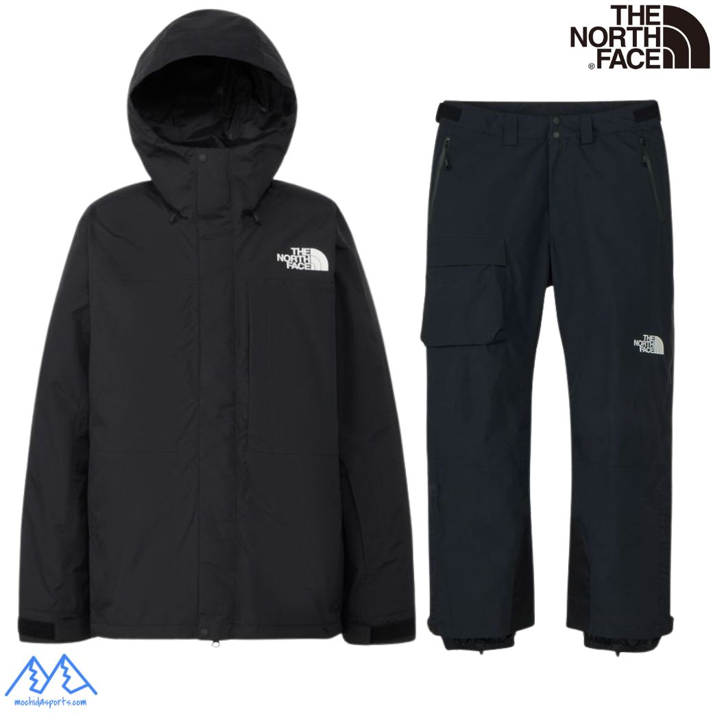 ノースフェイス スキーウエア ブラック 上下セット THE NORTH FACE