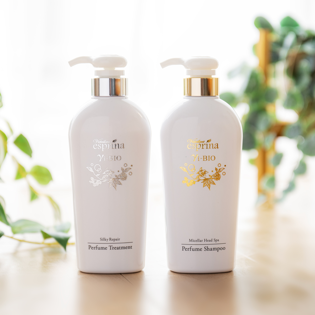 エスプリーナvi-BIOシャンプー＆トリートメントレフィル+P付 セット 未