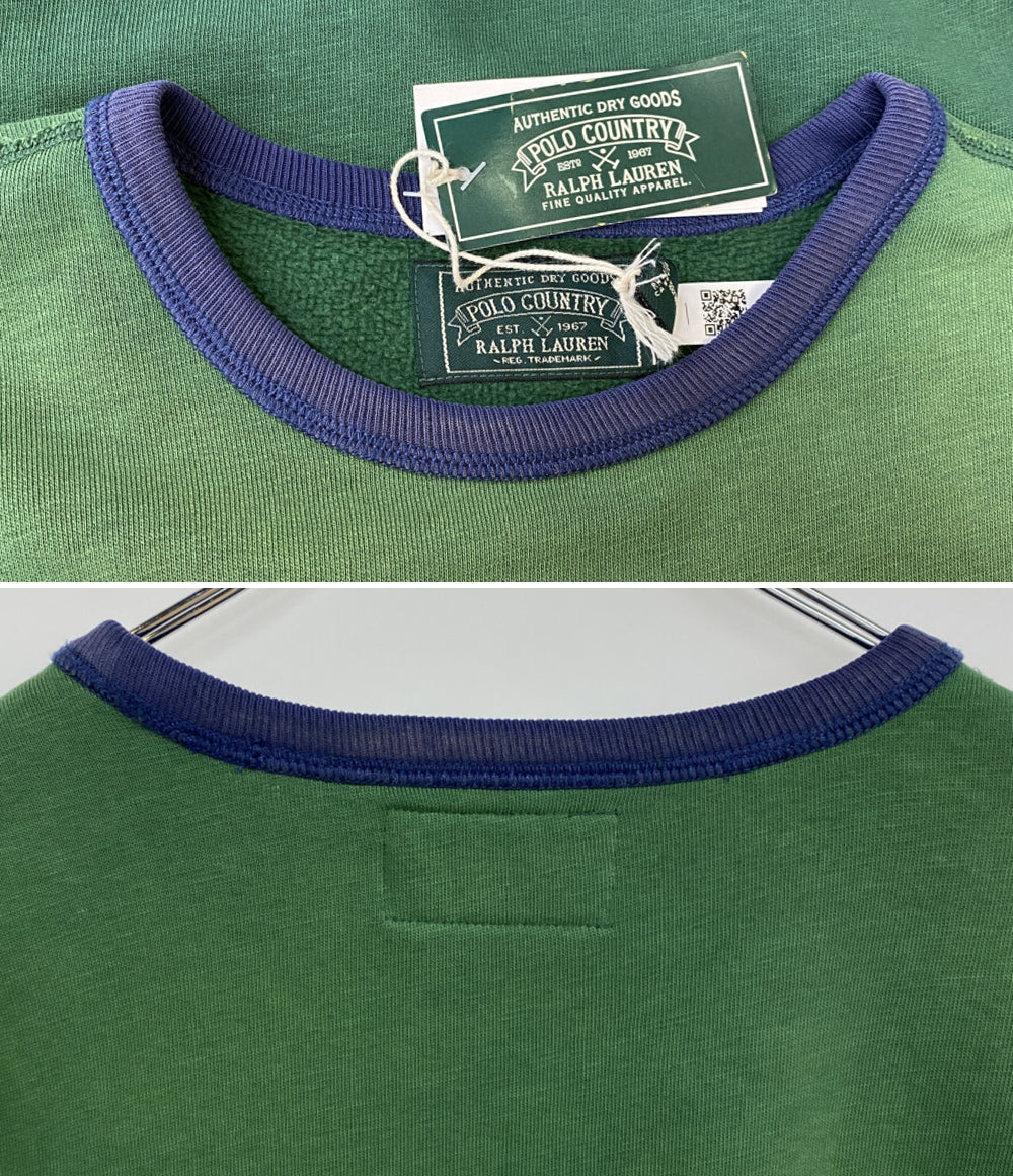 美品 POLO COUNTRY RALPH LAUREN ポロカントリー スウェット パッチ