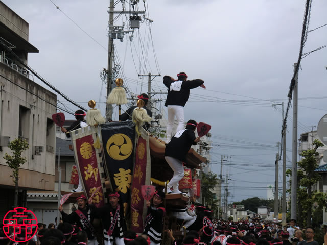 平成23年09月04日(日) 貝塚市 麻生郷地区 東 地車新調60周年記念曳行(1