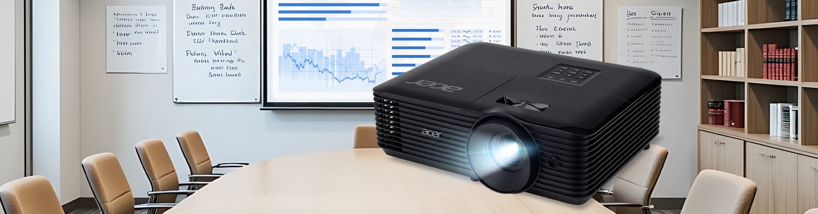 Acer プロジェクター DLP方式 SVGA 4800ANSIルーメン 240Wランプ 120Hz