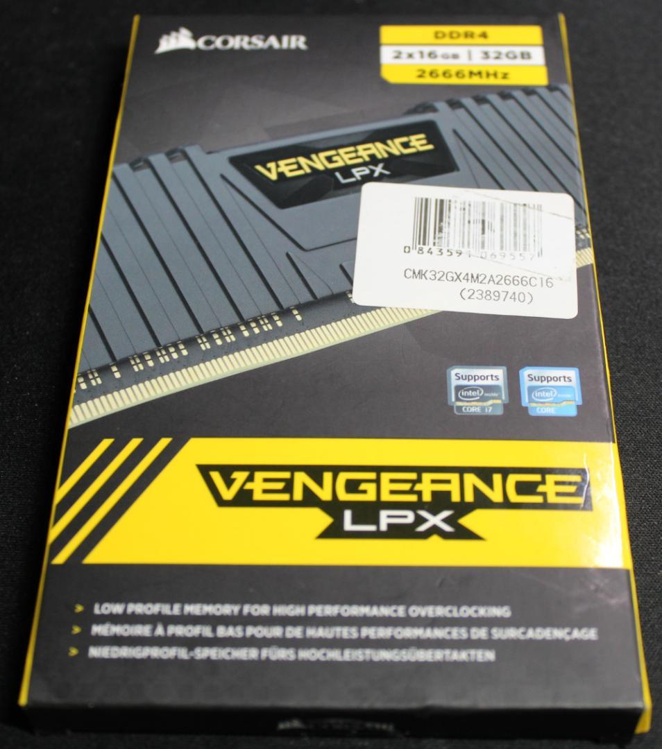 Corsair コルセア DDR4 32GB (16GB×2)2666MHz CORSAIR コルセア CMG32GX4M2E3200C16 [デスクトップ用 / DDR4 SDRAM