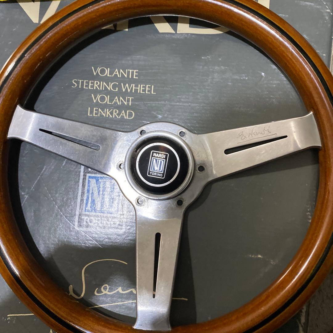 当時物 ナルディ クラシック ウッドステアリング - メルカリ