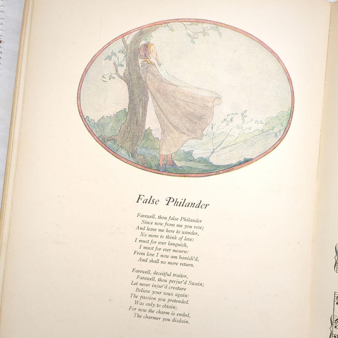 稀少1923アンティーク楽譜 絵本 洋書古書 児童書 ヴィクトリアン