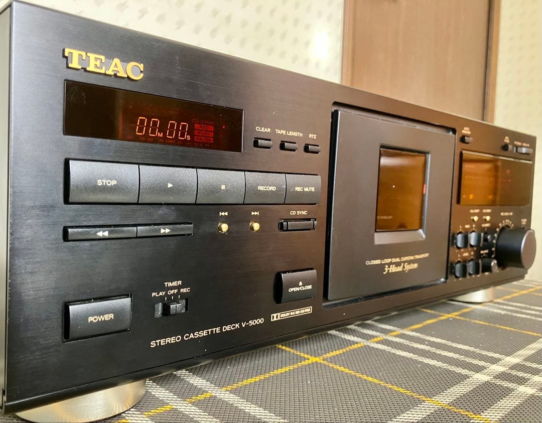 [値下げ]TEAC V-5000 ステレオカセットデッキ TEAC V-5000: 昭和カセットデッキ研究所