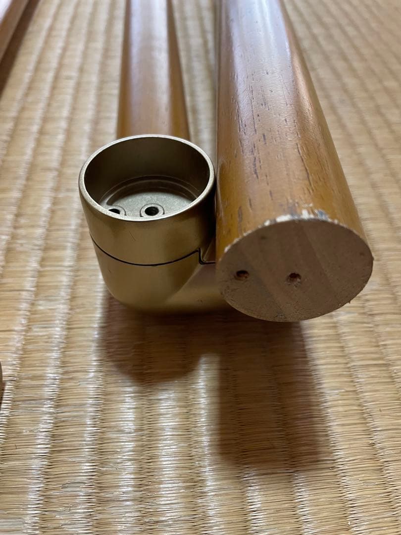 L型手すり 壁手摺り セット ビス付き 天然木製 美品