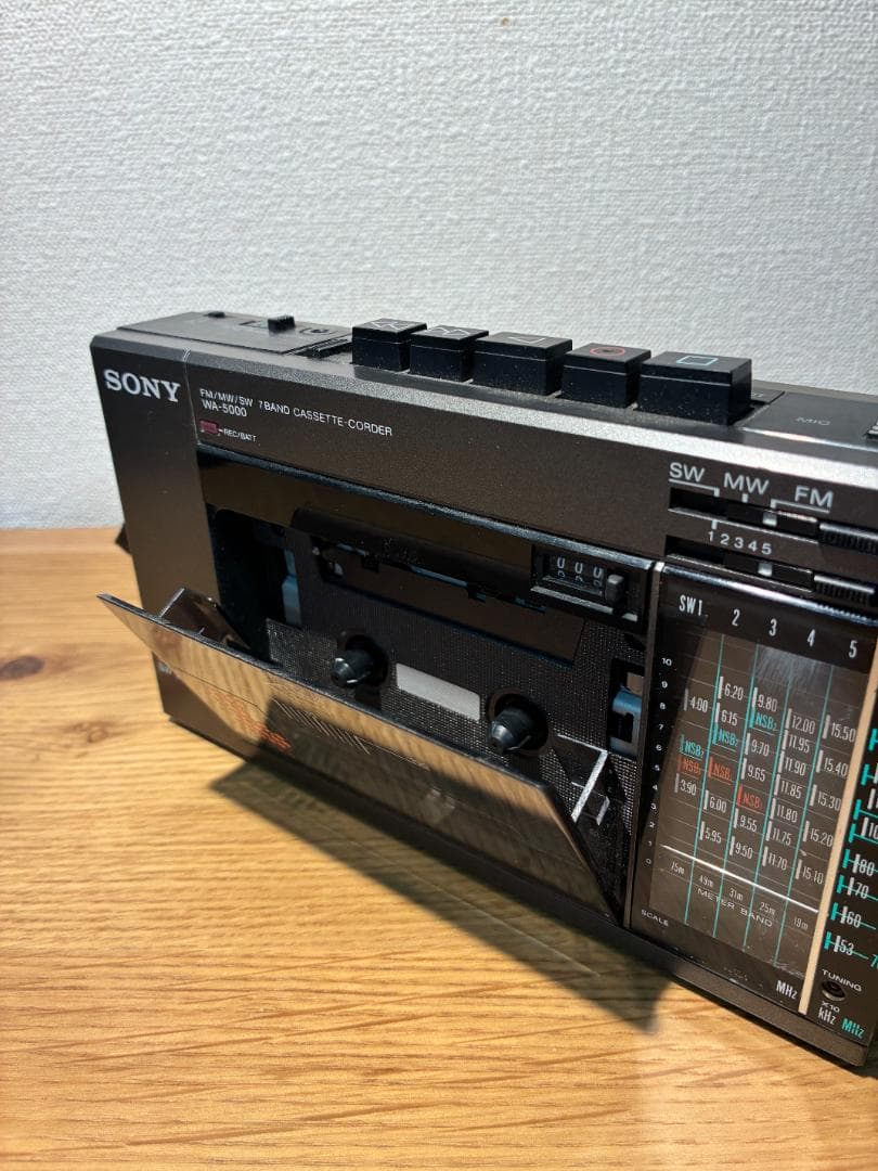 SONY WA-5000 7バンドカセットコーダー - メルカリ