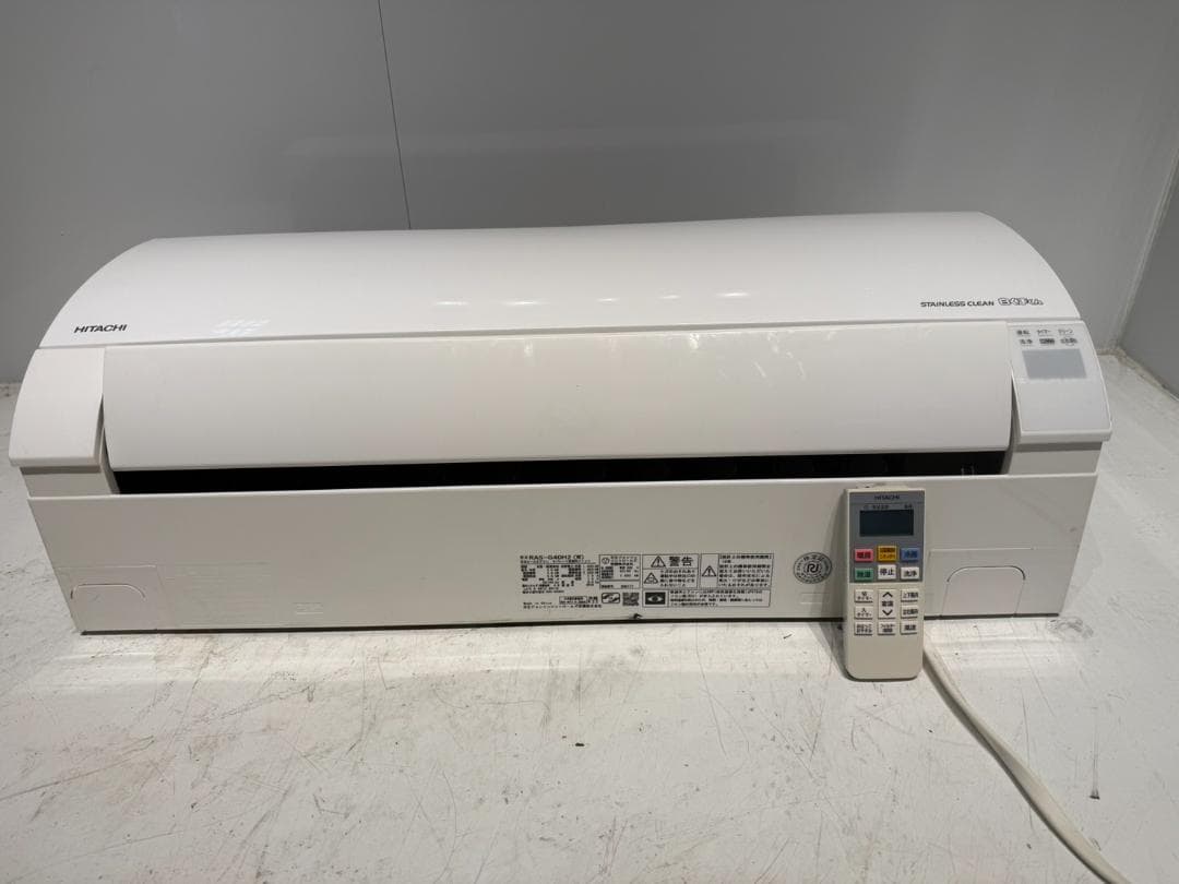 270　HITACHI　2018年製エアコン　14～16畳用 282 HITACHI 2022年製エアコン 14～16畳用 整備済み HITACHI 白く