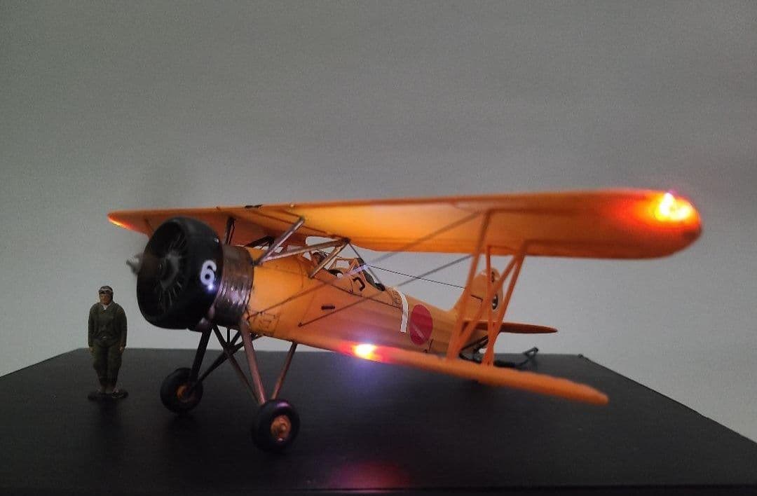 tomoya様専用 九五式中間練習機(赤とんぼ)リアルモーターライズ完成品