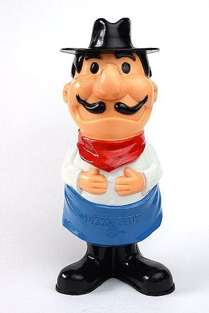 1970’s PIZZA HUT PETE ピザハット ピート ビンテージ Vintage 1960s 1970s Pizza Hut Advertising Sticker Pizza Pete USA