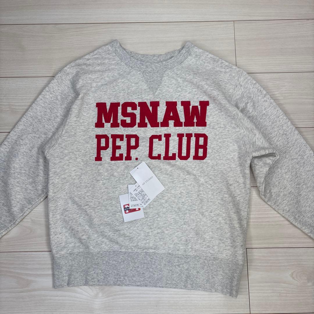 即レア未使用【athletic wear MASON】別注カレッジスウェット