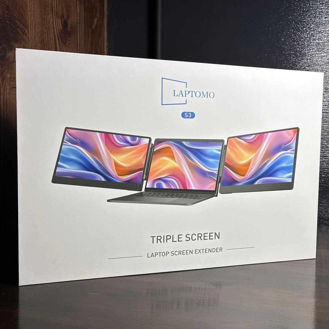 Laptomo S3 ノートパソコン デュアルモニター Y23657-R1 Laptomo S3 デュアルモニター レビュー｜在宅勤務で3画面は必要？実