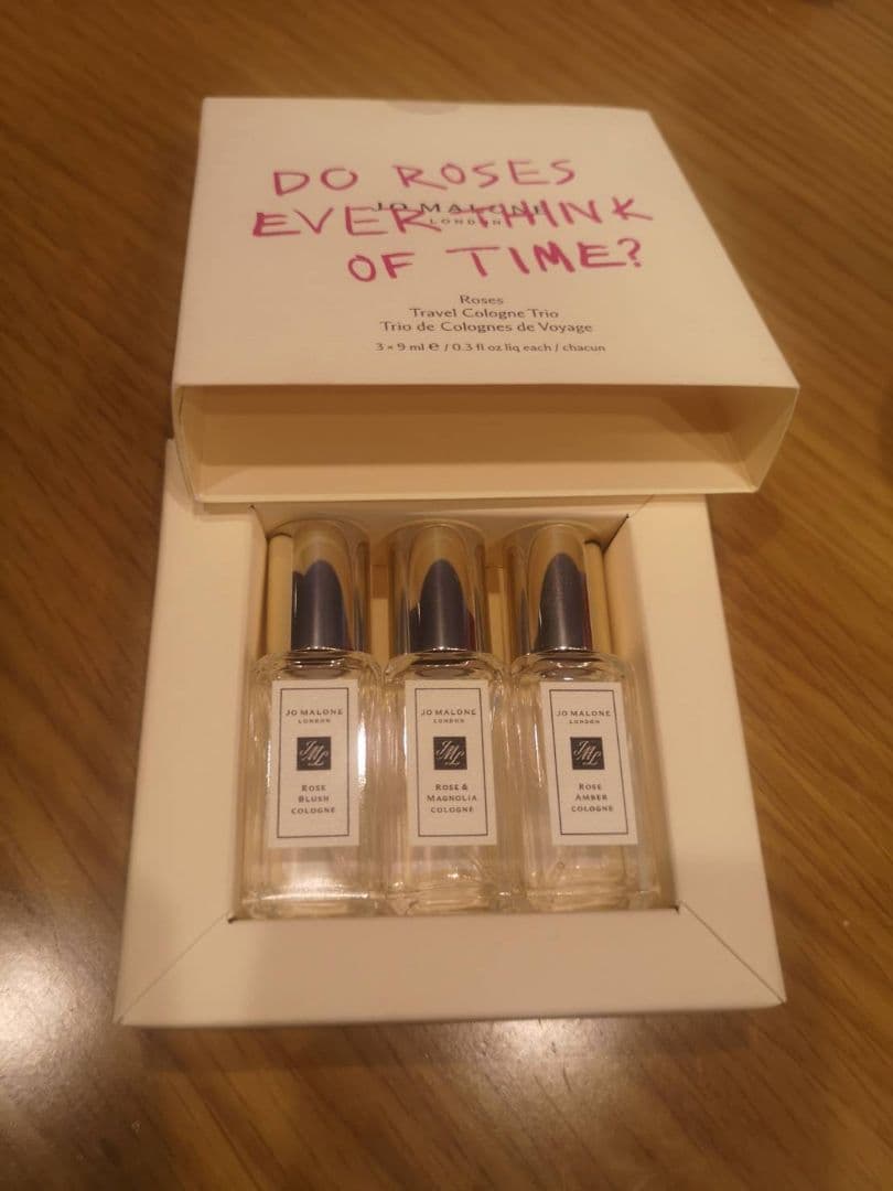 【新品】jomalone ローズトラベルコロントリオ 試してみた】ブロッサムズ トラベル コロン トリオ Jo MALONE LONDONの