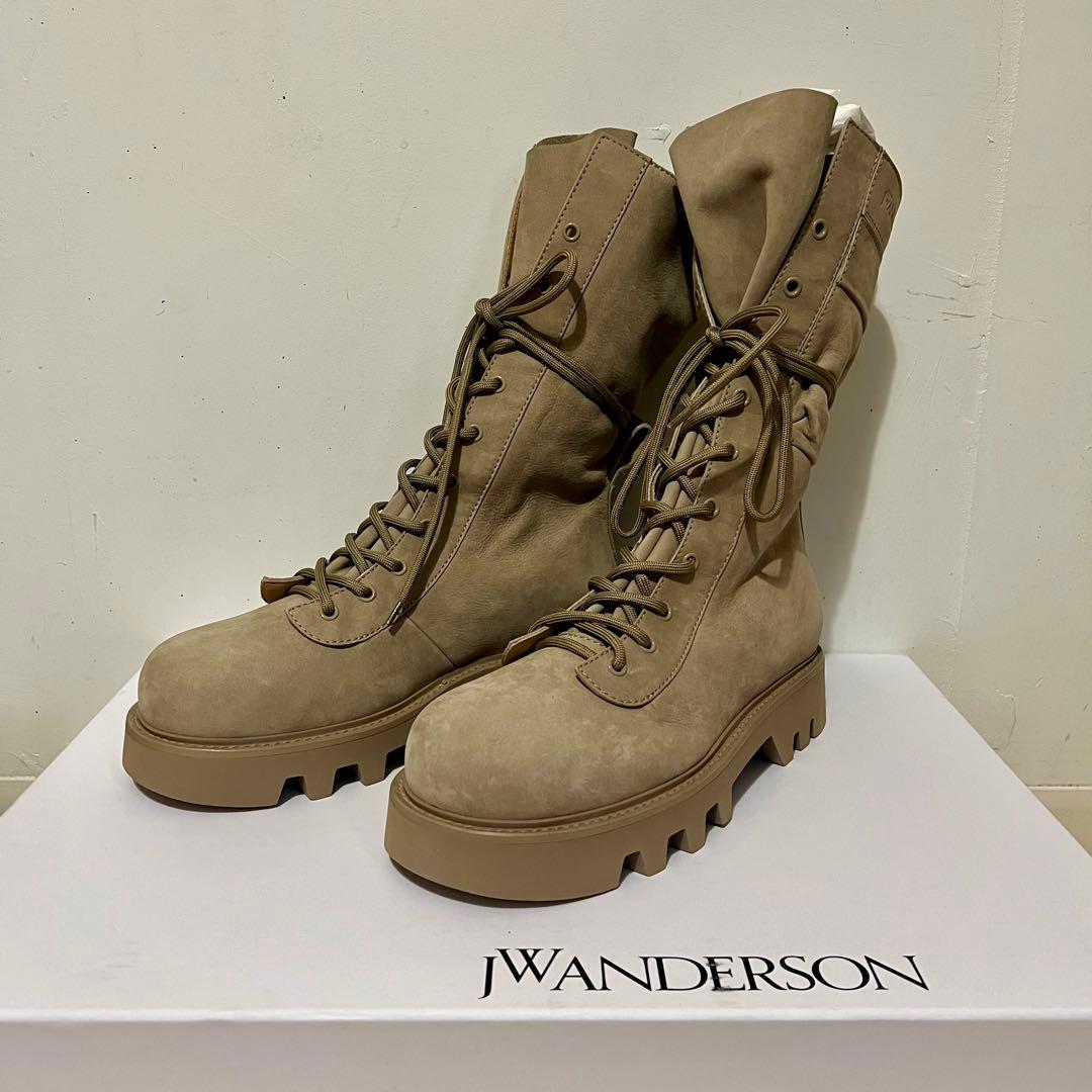 ど*ゃ様 【新品未使用】 JWアンダーソン 25SS コンバットブーツ 41 2