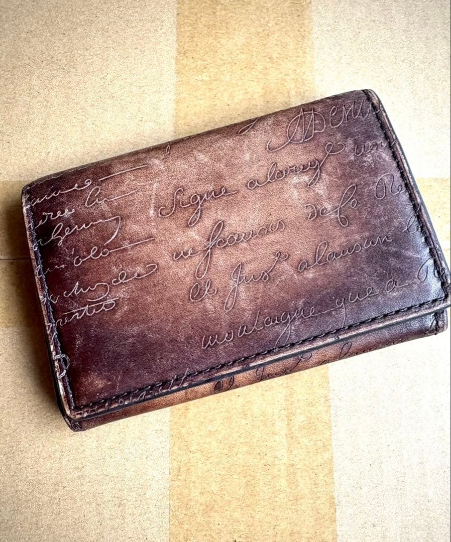 カードケース・名刺入れ　berluti (ベルルッティ) 格安】ベルルッティ カードケース BERLUTI レザーケース 名刺入れ