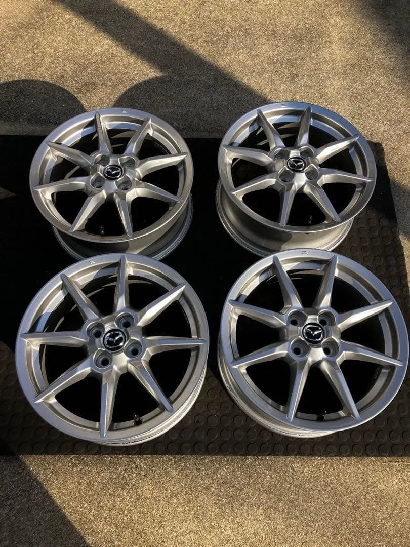 ① NDロードスター　NR-A 純正ホイール　純正アルミホイール　A NDロードスター NR-A純正アルミホイール装着（マツダ デミオ・DJ）by