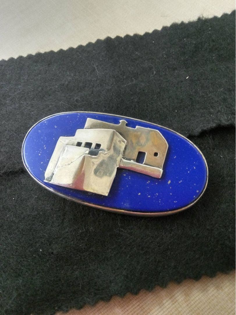 お値下げ致します^_^ ジュエリーデザイナー石川暢子作ブローチ 石川暢子 NOBUKO ISHIKAWA as time PT900/K18 ダイヤモンド