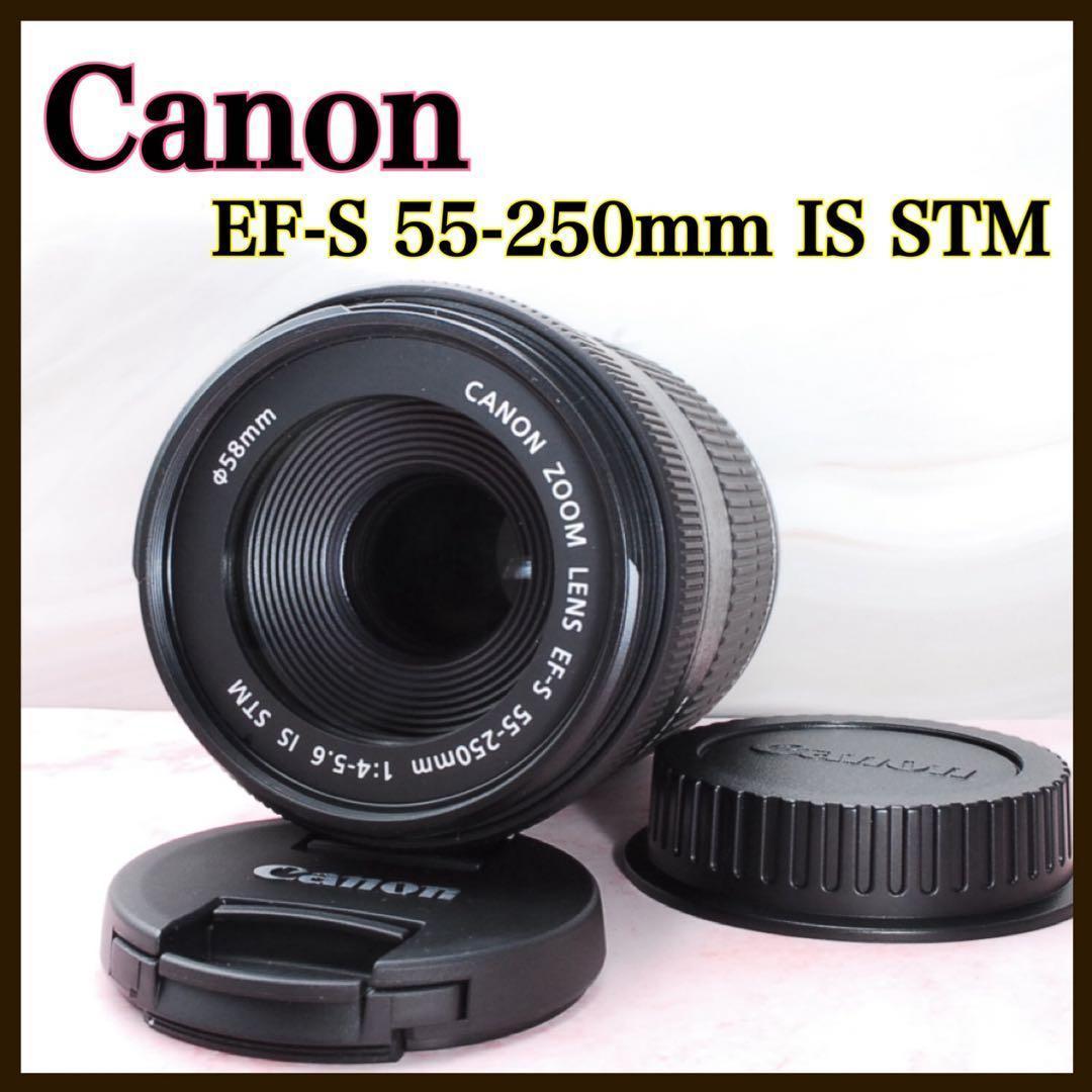 美品❤️Canon EF-S 55-250mm IS STM 高性能望遠レンズ 遠くまで綺麗❤️望遠レンズ❤️Canon EF-S 55-250mm IS STM✨ 【公式
