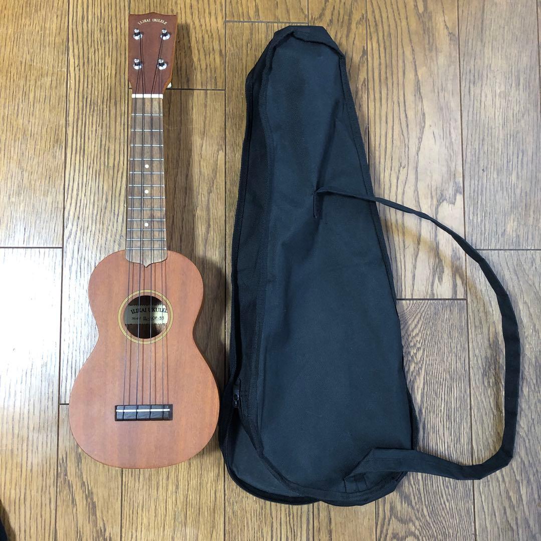 ILIKAI ソプラノウクレレ IL-SOP-55 ケース付 ILIKAI IL-SOP-4KGG ソプラノウクレレ 【現物画像】 イリカイ