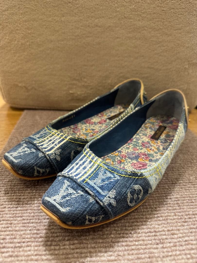 ルイヴィトン　デニムロゴフラットシューズ 36ハーフ 楽天市場】ルイヴィトン サンダル LVコージー ライン ミュール メンズ