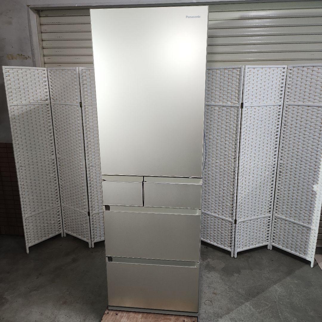 333　Panasonic 5ドア冷凍冷蔵庫 NR-E457PX-N 冷蔵庫 PXタイプ サテンゴールド NR-E457PX-N [450L /5ドア /右開き