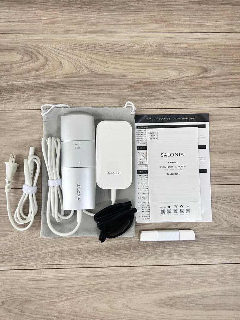 SALONIA サロニア フラッシュクリスタルシルクエピSAL22205SL脱毛 Amazon | SALONIA サロニア 脱毛器 フラッシュクリスタルシルクエピ