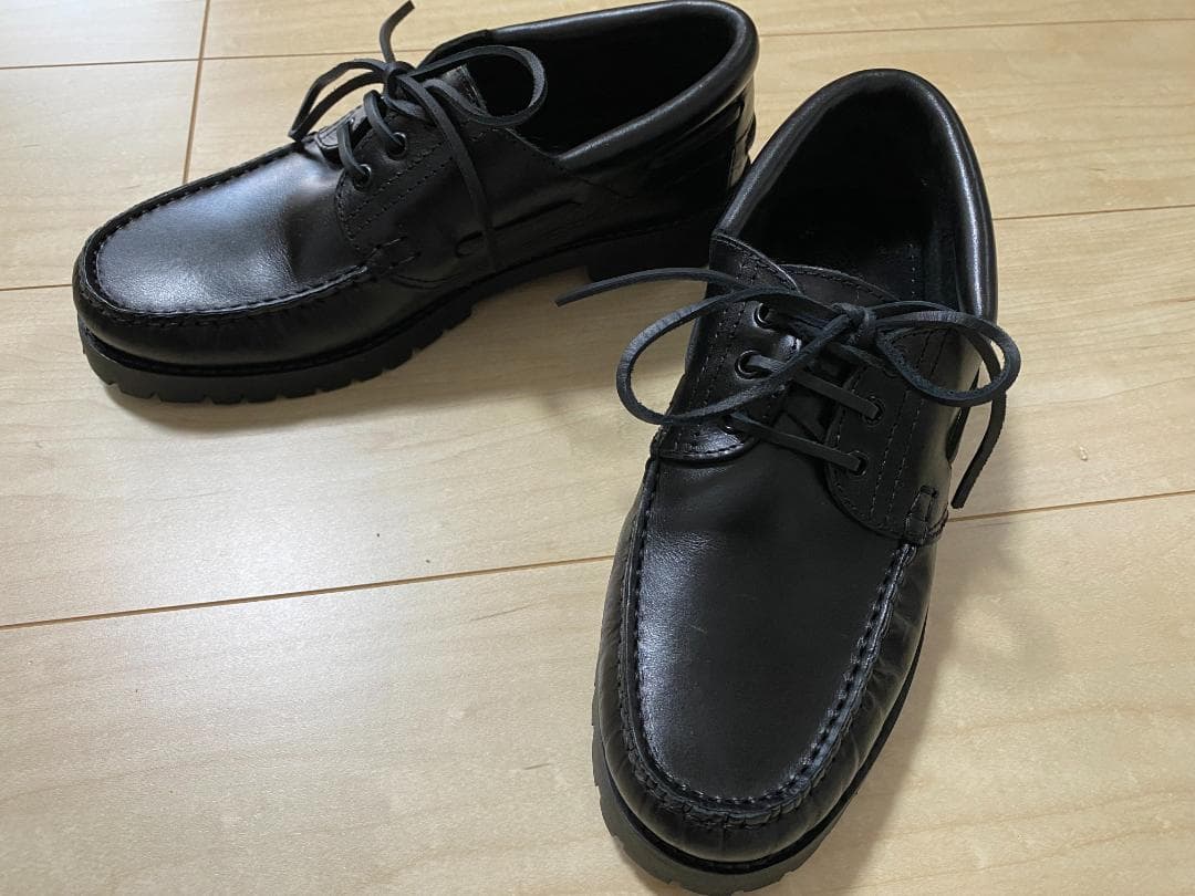 ARTESANOS×StevenAlan　3EYEモカシンデッキシューズ　41黒 STEVEN ALAN（スティーブンアラン） デッキシューズ 「ARTESANOS