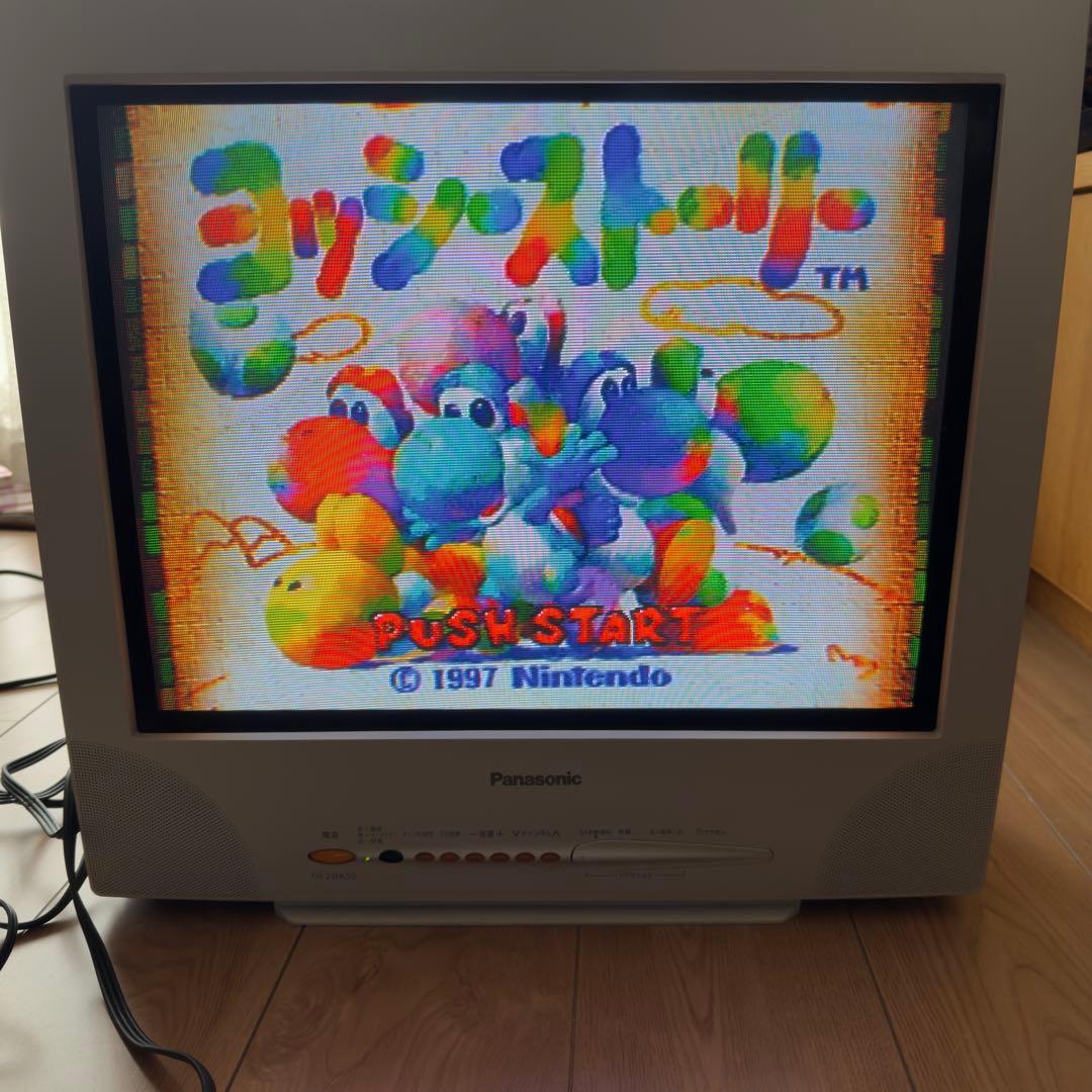 動作確認済みPanasonic ブラウン管テレビ 21インチ TH-21FA50 Panasonic - 【ブラウン管テレビ】パナソニック21インチ（ジャンク品